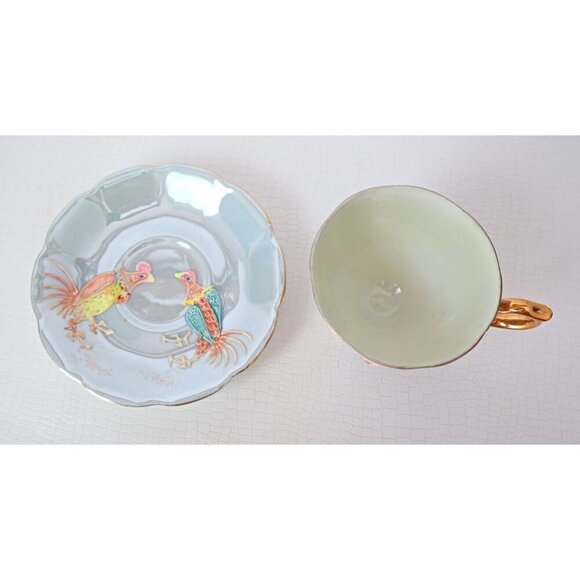Vintage Lusterware Tea Cup & Saucer Teacup Dragonware - Picture 4 of 5